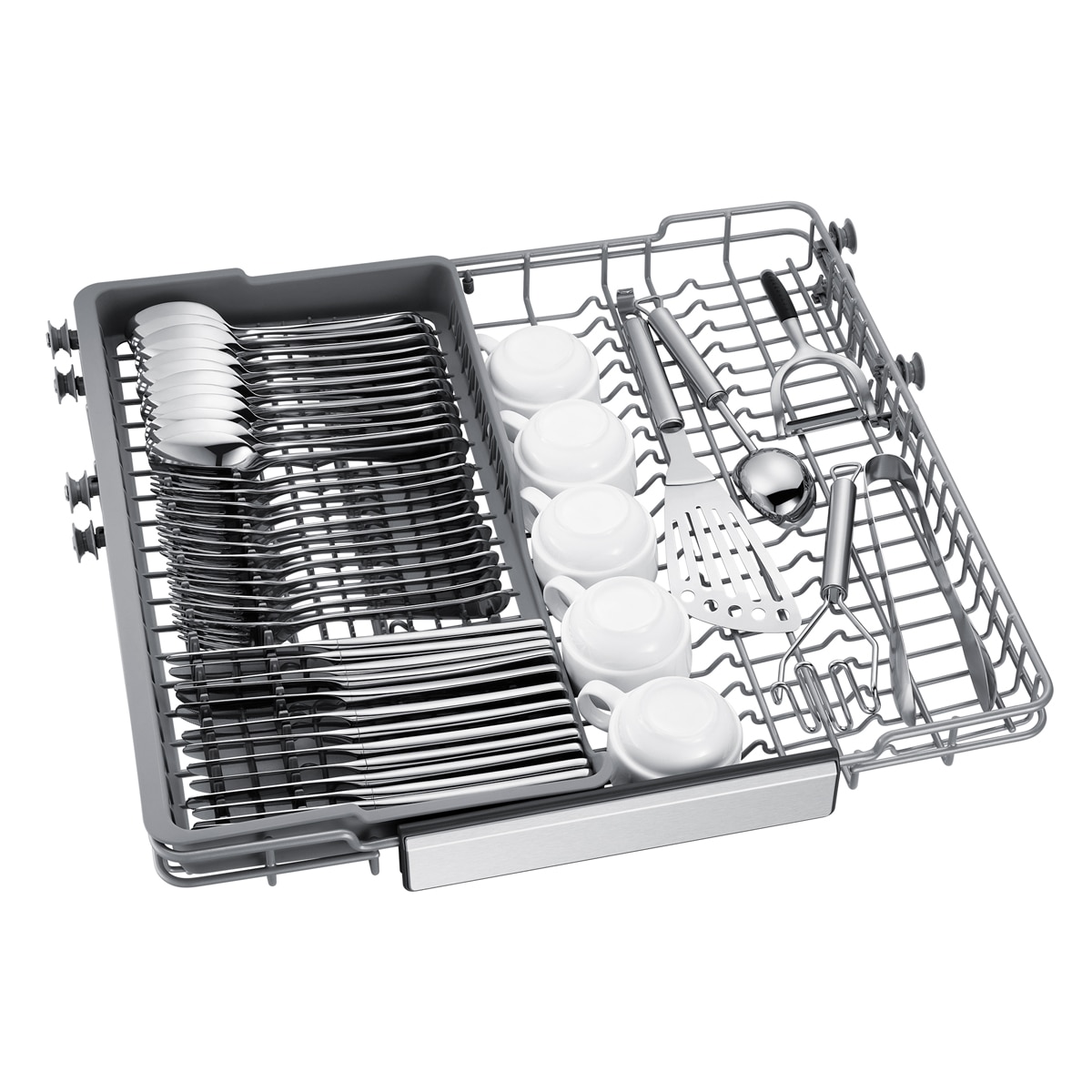 Lavavajillas Samsung 14 servicios, 60 cm Inox - DW70H73YCFRU1 Acero Inox-14