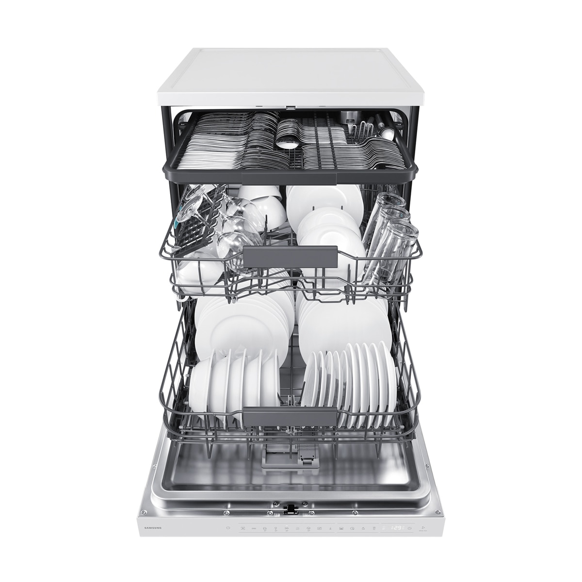 Lavavajillas Samsung Libre Instalación Bespoke AI 60 cm 14 cubiertos Clase B Blanco DW80H73YBFZU1 Blanco-10