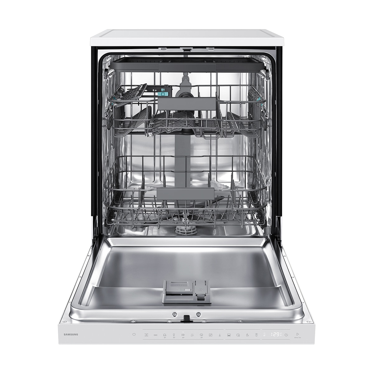 Lavavajillas Samsung Libre Instalación Bespoke AI 60 cm 14 cubiertos Clase B Blanco DW80H73YBFZU1 Blanco-16