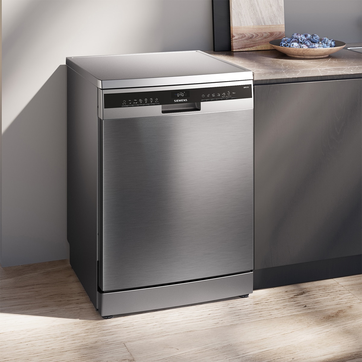 Lavavajillas Siemens iQ300, 14 servicios, 60 cm, con 6 programas de lavado - SN23HI05ME Acero antihuellas-3