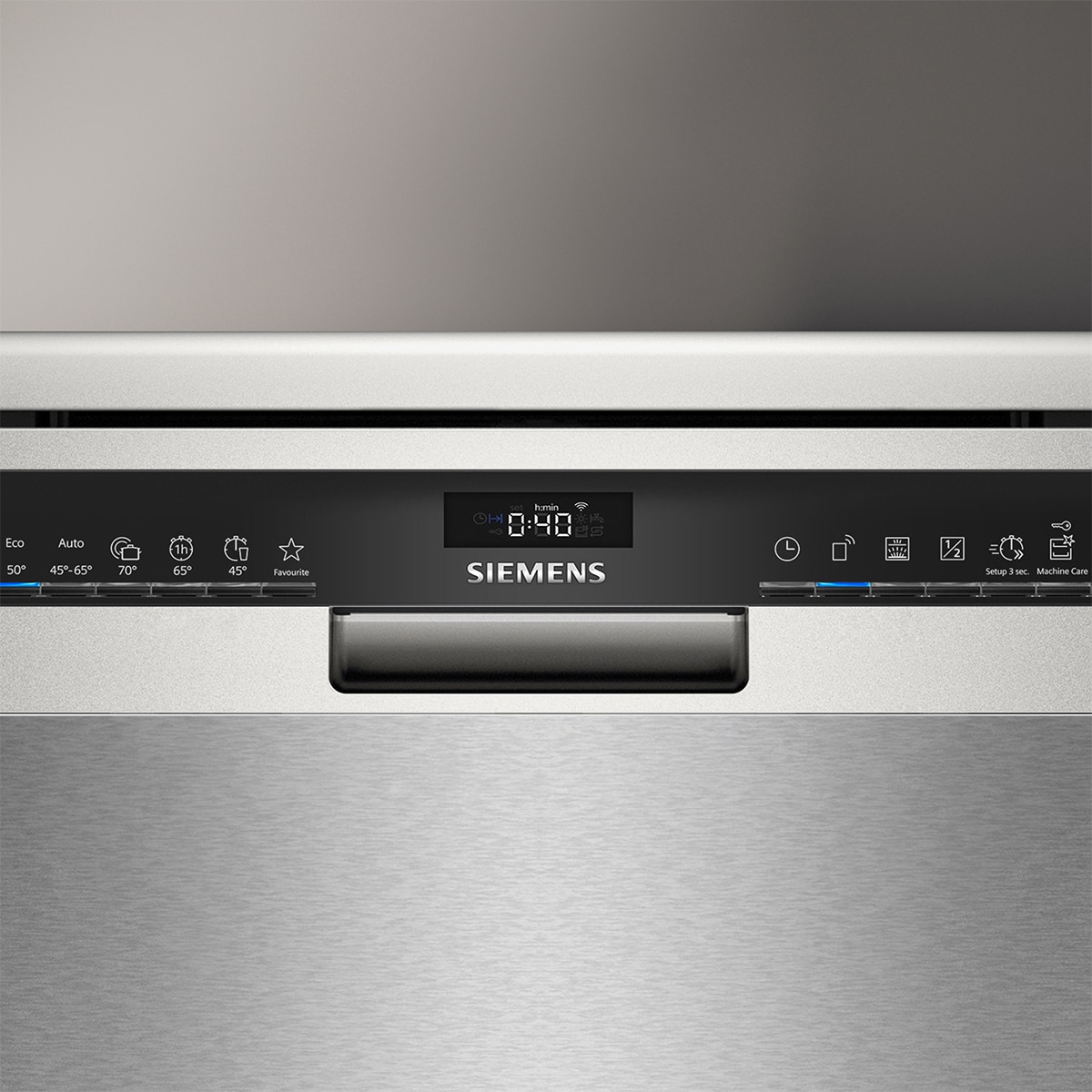Lavavajillas Siemens iQ300, 14 servicios, 60 cm, con 6 programas de lavado - SN23HI05ME Acero antihuellas-5