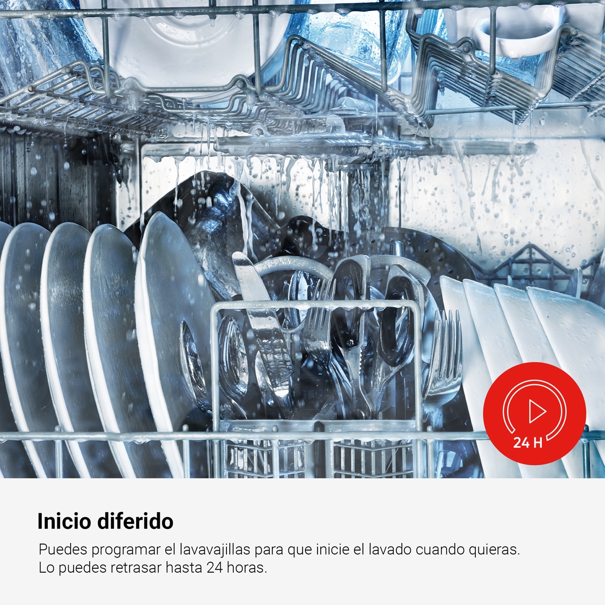 Lavavajillas Fagor 13 servicios, 60 cm, Autodoor - 4LVF-623ADX Silver-8