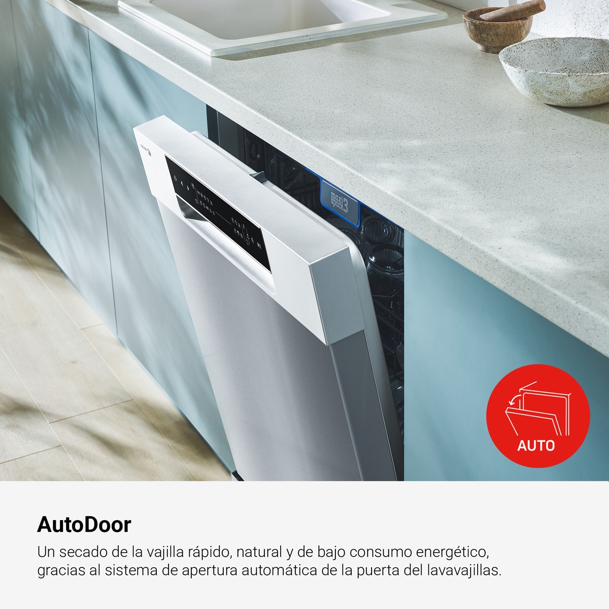 Lavavajillas Fagor Comfort 14 servicios, 60 cm, Bandeja para cubiertos - 4LVF-636ADX Inox-10