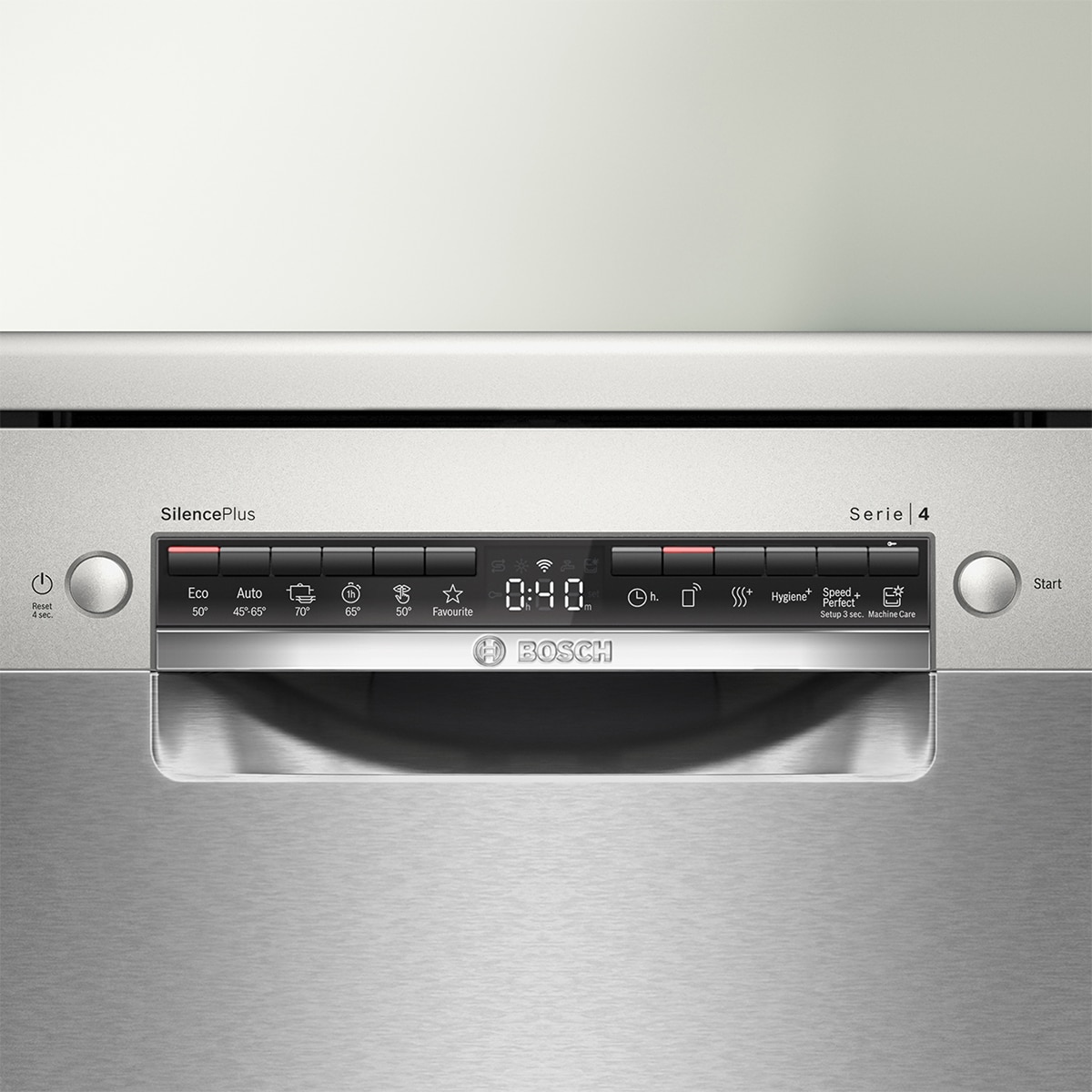 Lavavajillas Bosch 14 servicios, Serie 4, Extra Secado - SMS4HMI09E Acero antihuellas-2