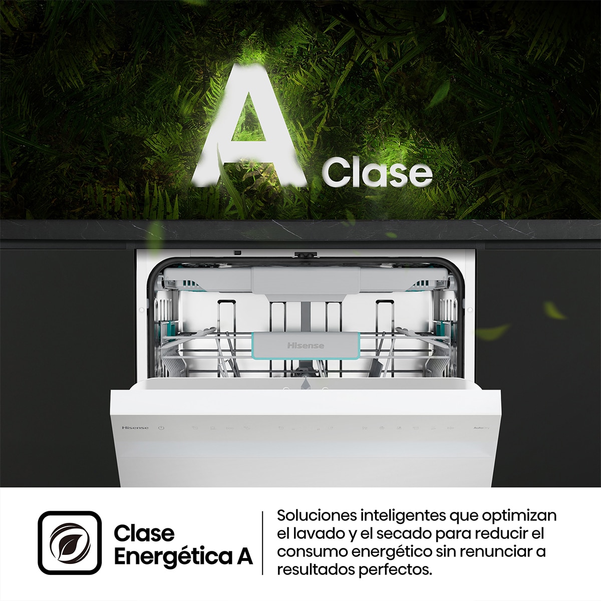 Lavavajillas Hisense 16 servicios, 8 programas, 60 cm - HS663A90WUK 4