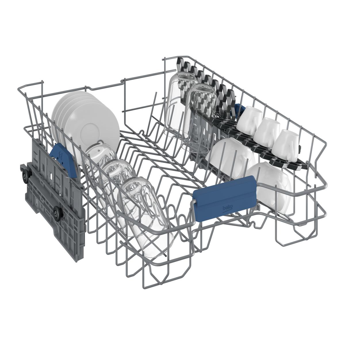 Lavavajillas Beko 10 servicios, 45 cm - BDFS15030W Blanco-6