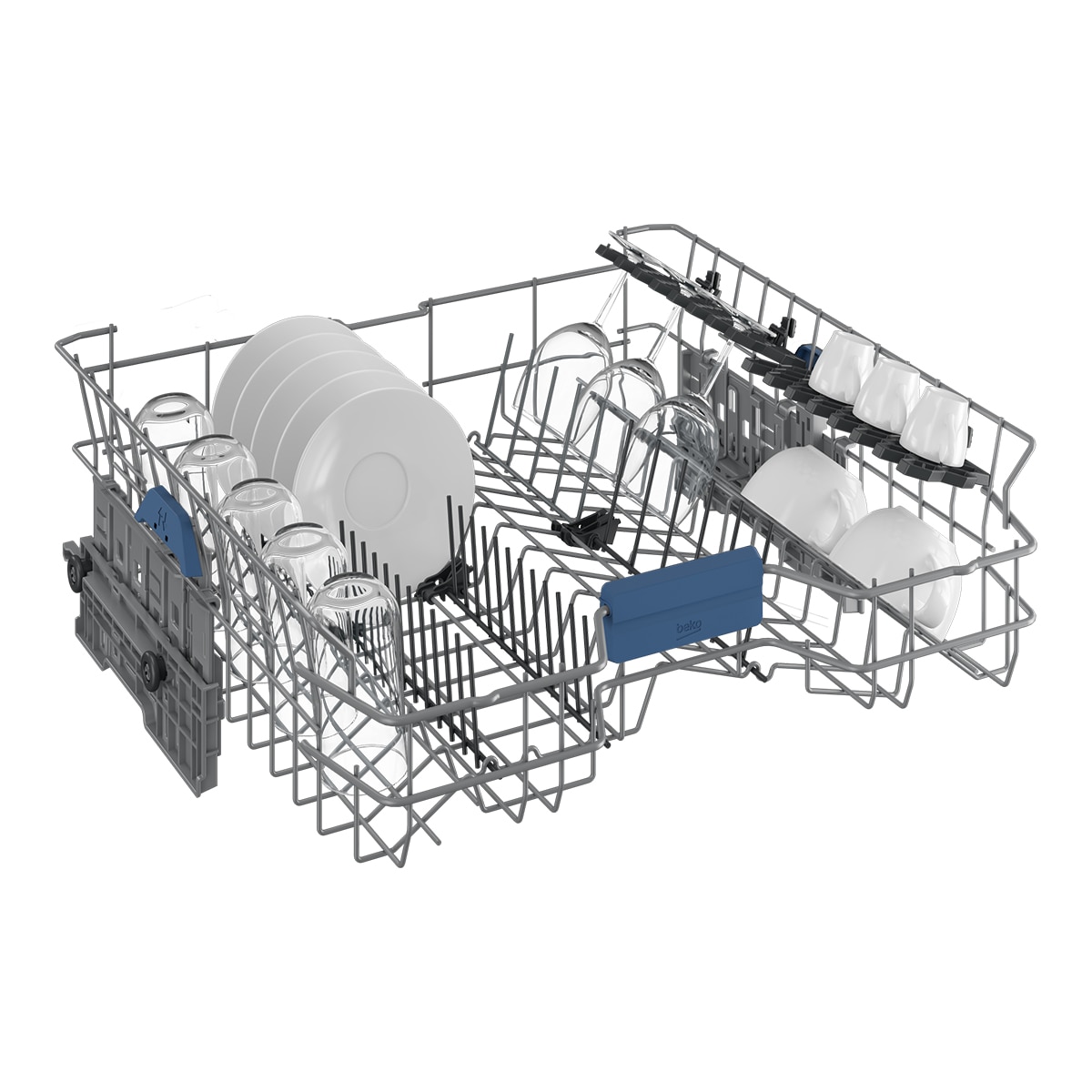 Lavavajillas Beko 15 servicios, 60 cm, 3ª bandeja - BDFN26531W Blanco-5