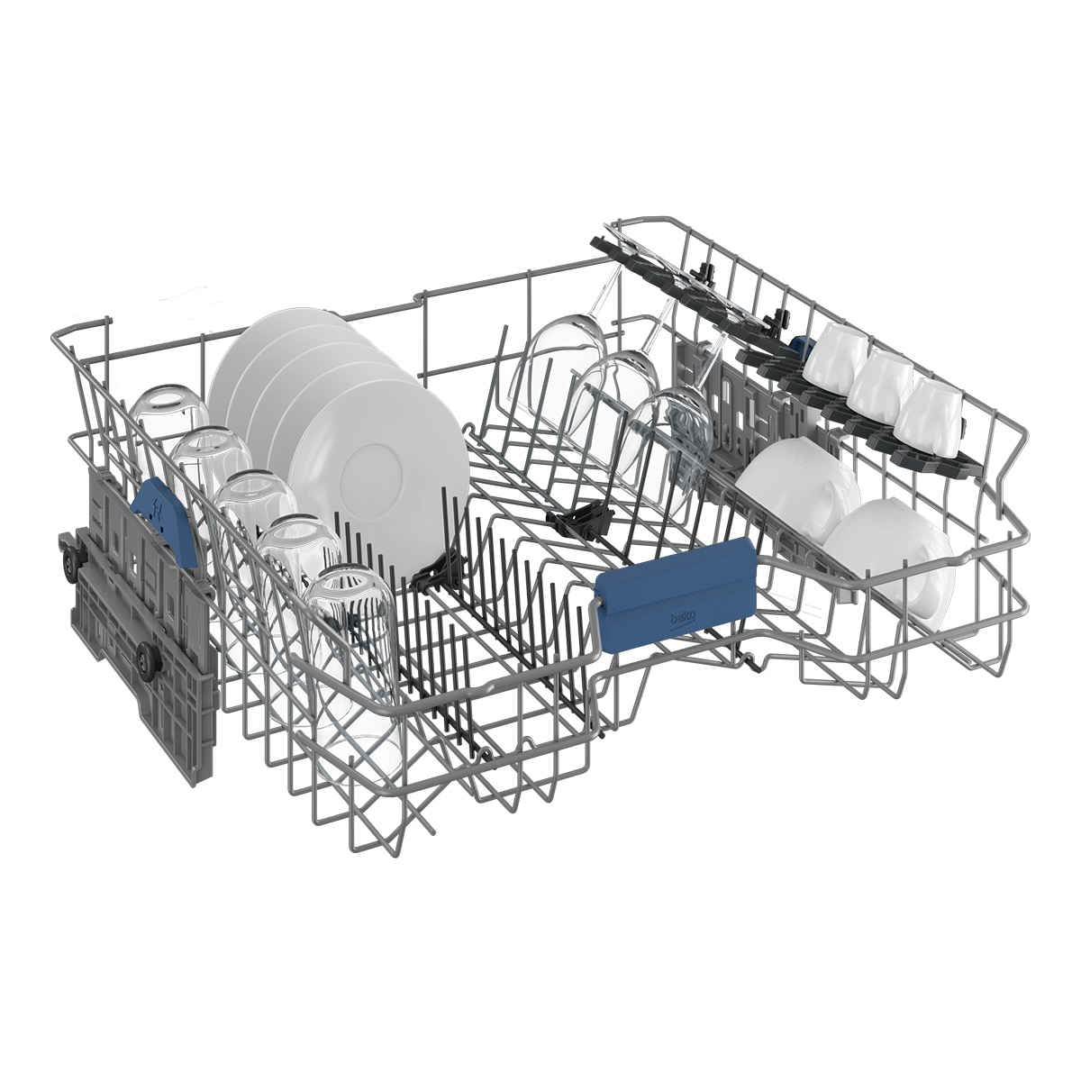 Lavavajillas Beko 15 servicios, 60 cm, 3ª bandeja - BDFN26531X Inox-3