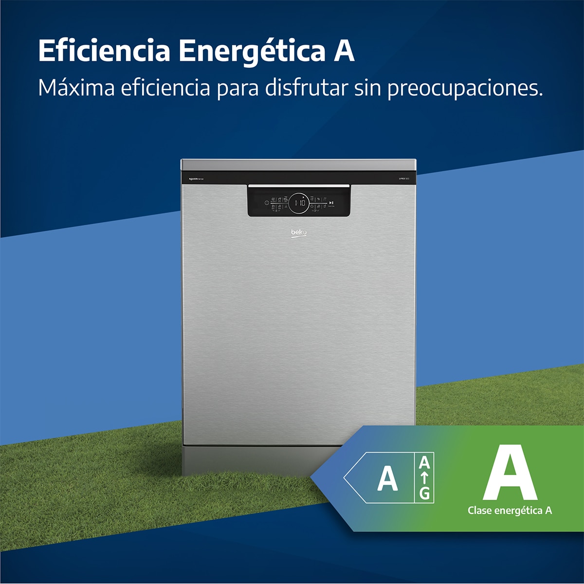 Lavavajillas Beko Power Intense, 15 servicios, 60 cm, 3ª Bandeja Flexi - BDFN26540WP Blanco-5