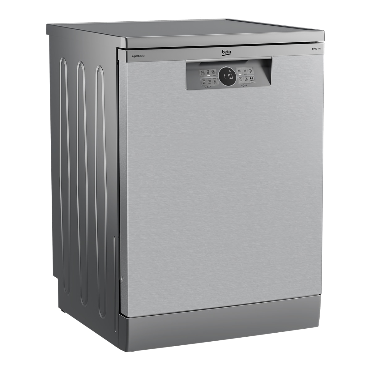 Lavavajillas Beko Power Intense, 15 servicios, 60 cm,  3ª Bandeja Flexi - BDFN26540XP Inox-7