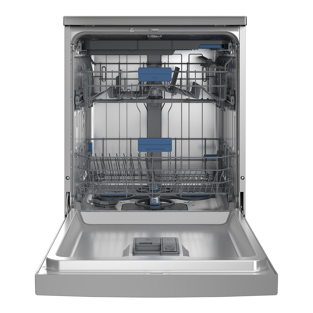 Lavavajillas Beko Power Intense, 15 servicios, 60 cm,  3ª Bandeja Flexi - BDFN26540XP Inox-8