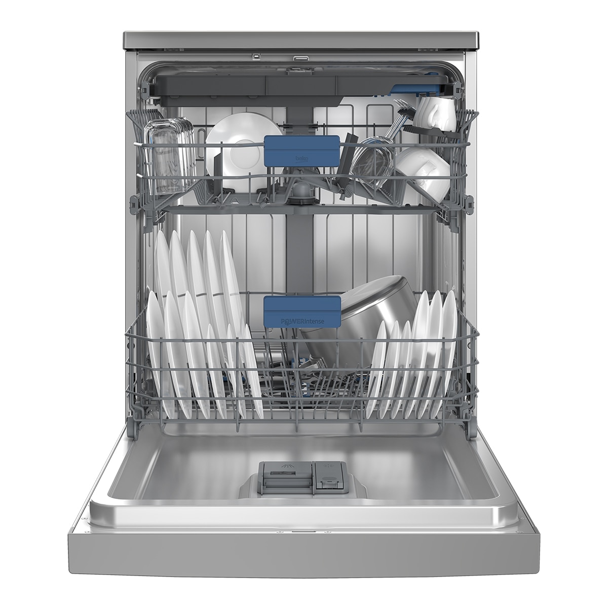 Lavavajillas Beko Power Intense, 15 servicios, 60 cm,  3ª Bandeja Flexi - BDFN26540XP Inox-10