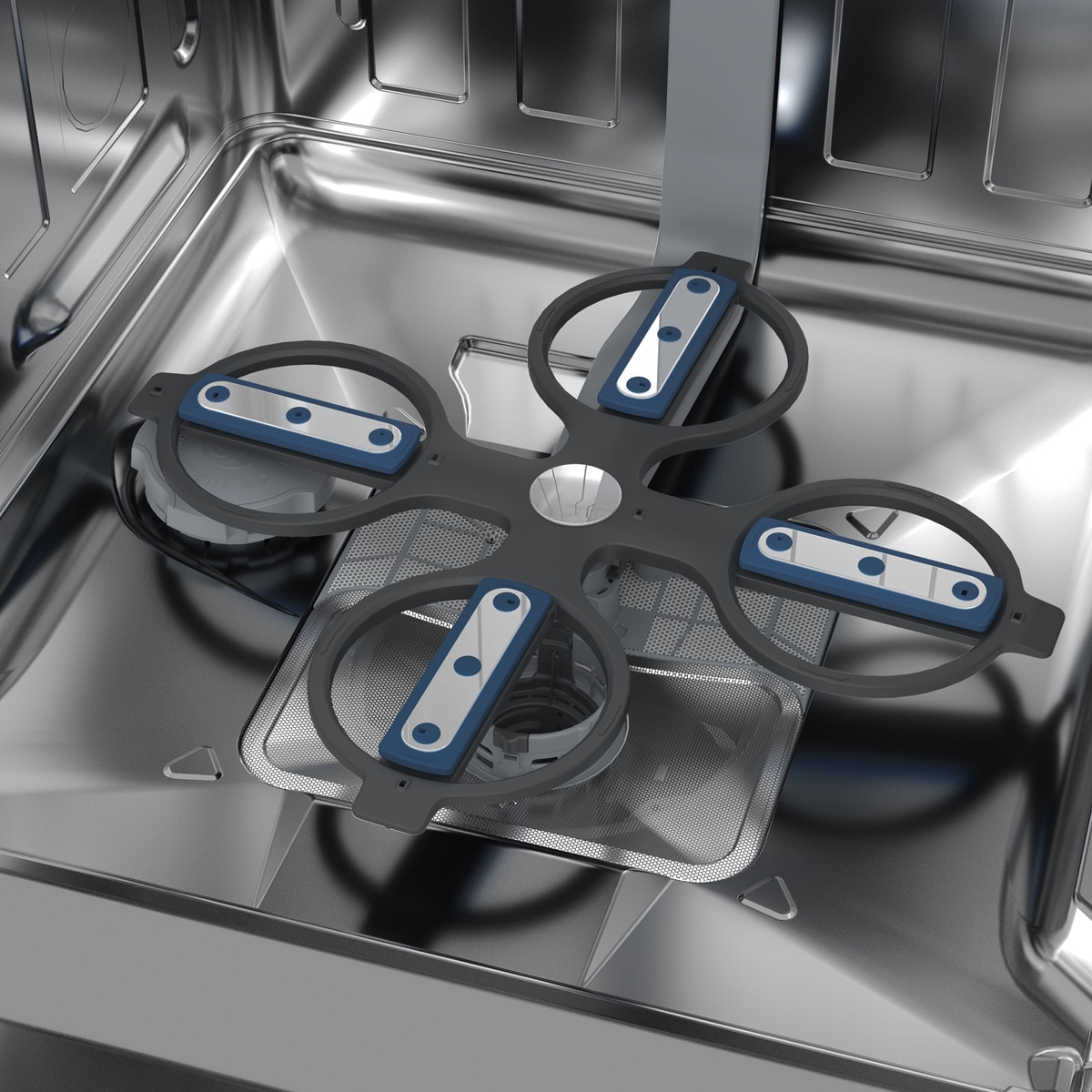Lavavajillas Beko Power Intense, 15 servicios, 60 cm,  3ª Bandeja Flexi - BDFN26540XP Inox-15