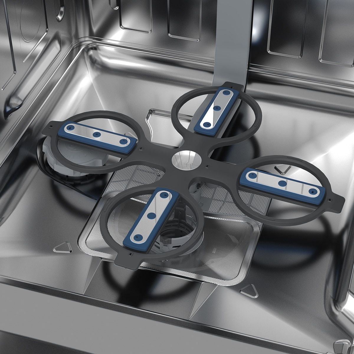 Lavavajillas Beko Power Intense, 15 servicios, 60 cm, 3ª Bandeja Flexi - BDFN36550XWP Inox-3