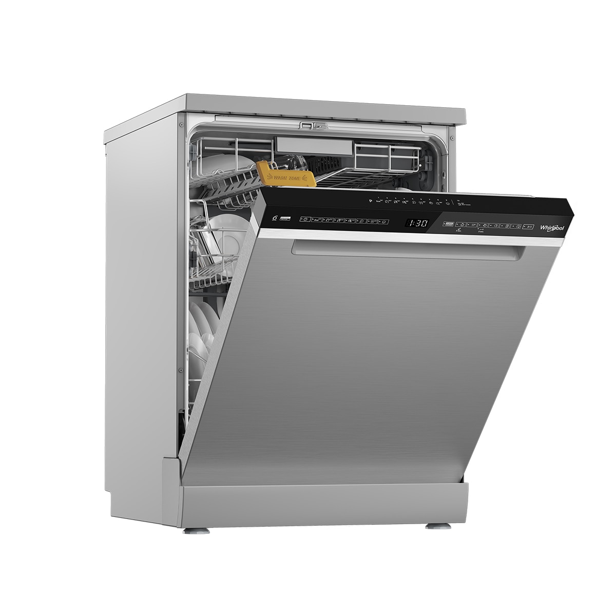 Lavavajillas Whirlpool 15 servicios, 8 programas, 60 cm - W8F HS61X - Negro Negro-2