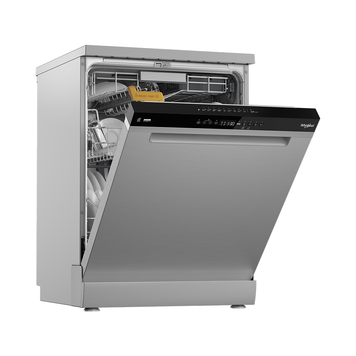 Lavavajillas Whirlpool 15 servicios, 10 programas, 60 cm - W8F HP51X - Negro Negro-2