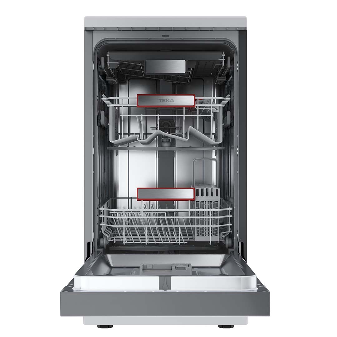 Imagen 3 de Lavavajillas Teka 10 servicios, 45 cm, con 10 programas, 3ª bandeja DFS 440CX - Acero Inox Acero Inox