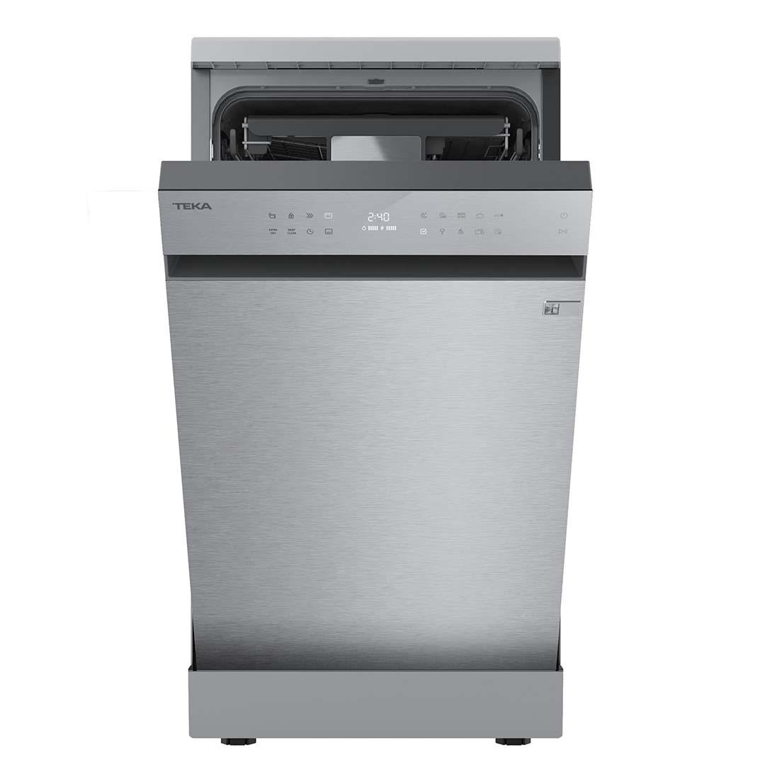 Imagen 4 de Lavavajillas Teka 10 servicios, 45 cm, con 10 programas, 3ª bandeja DFS 440CX - Acero Inox Acero Inox