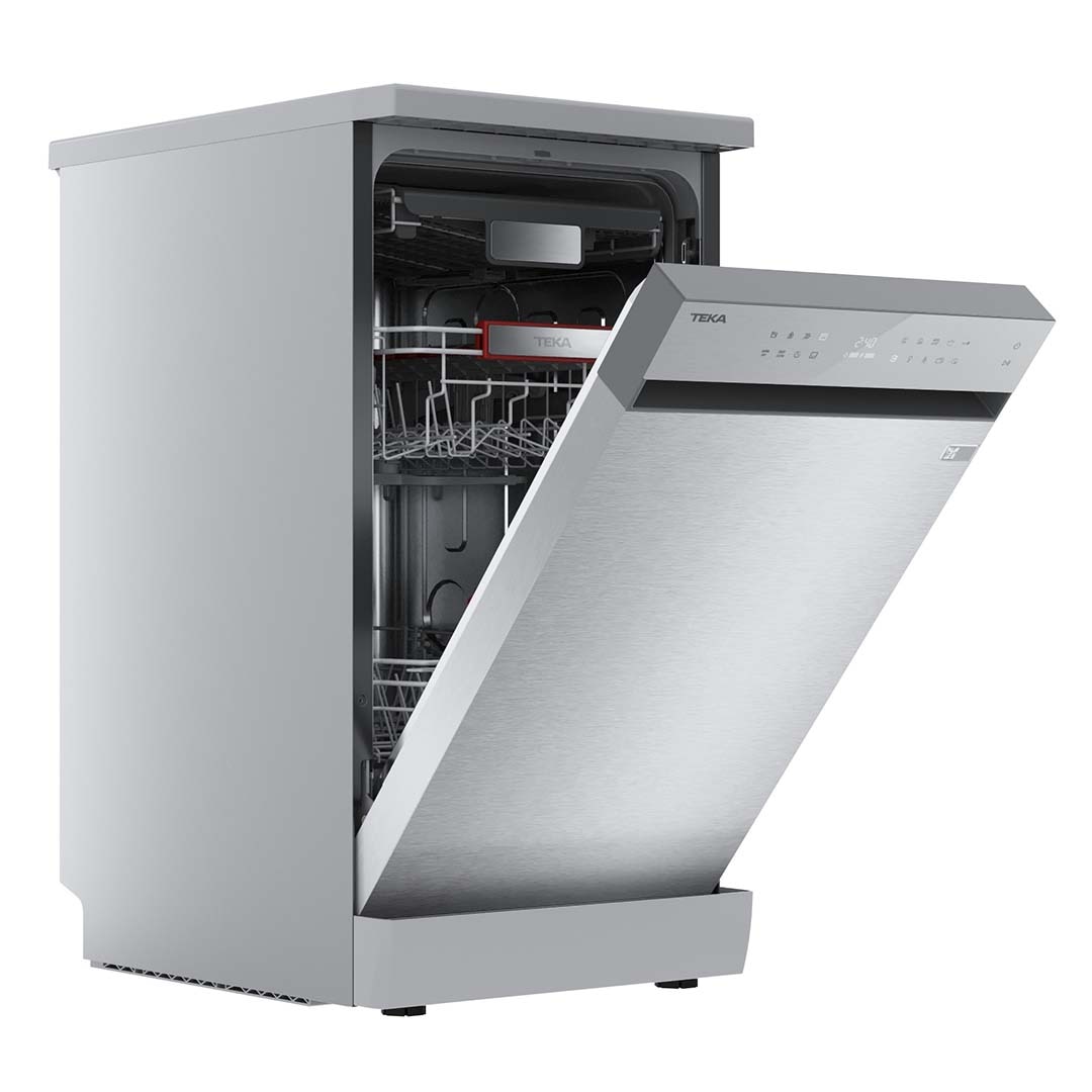 Imagen 5 de Lavavajillas Teka 10 servicios, 45 cm, con 10 programas, 3ª bandeja DFS 440CX - Acero Inox Acero Inox