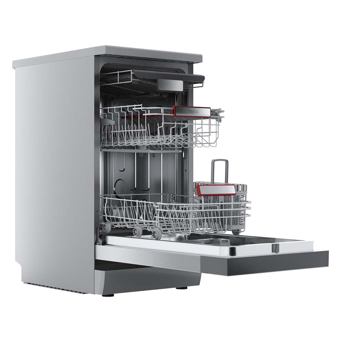 Imagen 6 de Lavavajillas Teka 10 servicios, 45 cm, con 10 programas, 3ª bandeja DFS 440CX - Acero Inox Acero Inox