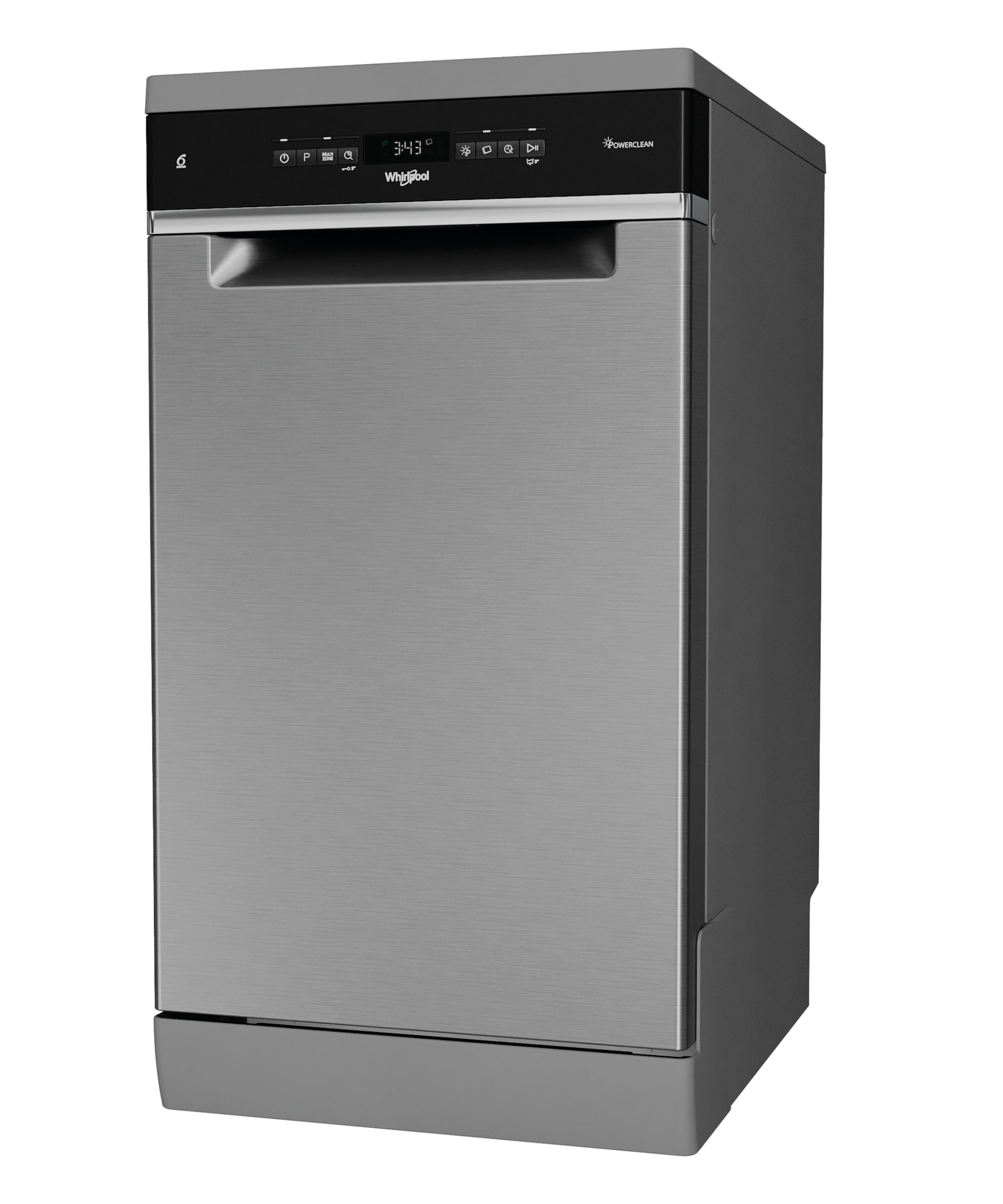Lavavajillas Whirlpool 10 servicios, Bandeja Cubiertos, 45 cm - WSFO 3O23 PF X - Inox Inox-7