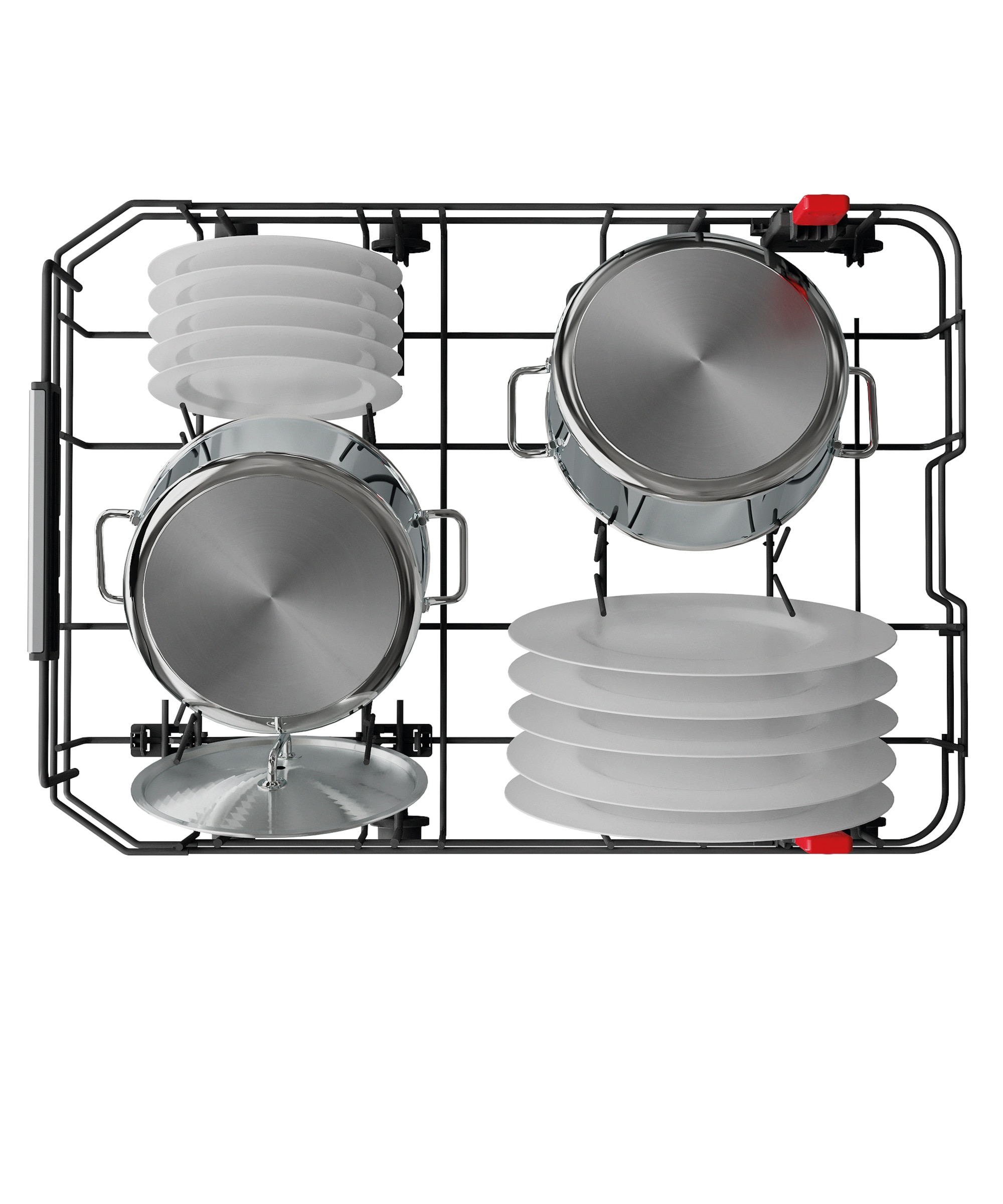 Lavavajillas Whirlpool 10 servicios, Bandeja Cubiertos, 45 cm - WSFO 3O23 PF X - Inox Inox-14