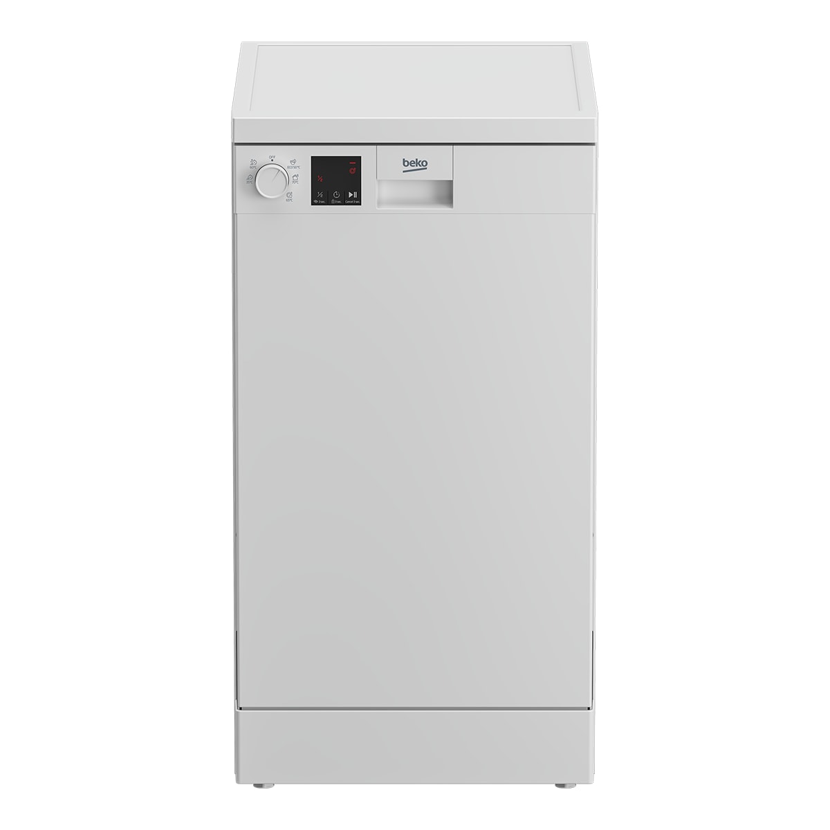 Lavavajillas Beko, 10 servicios, 5 programas, 45 cm - DVS05024W Blanco-1