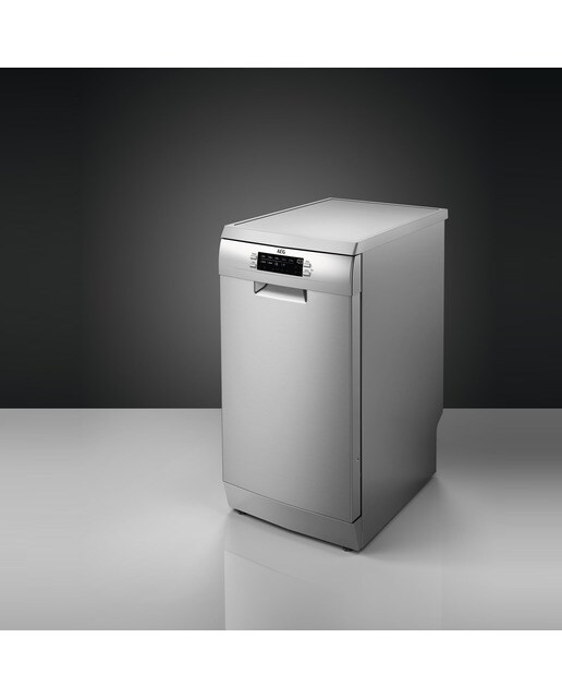 Lavavajillas AEG 9 servicios, 45 cm - FFB62427ZM Inox antihuellas-3