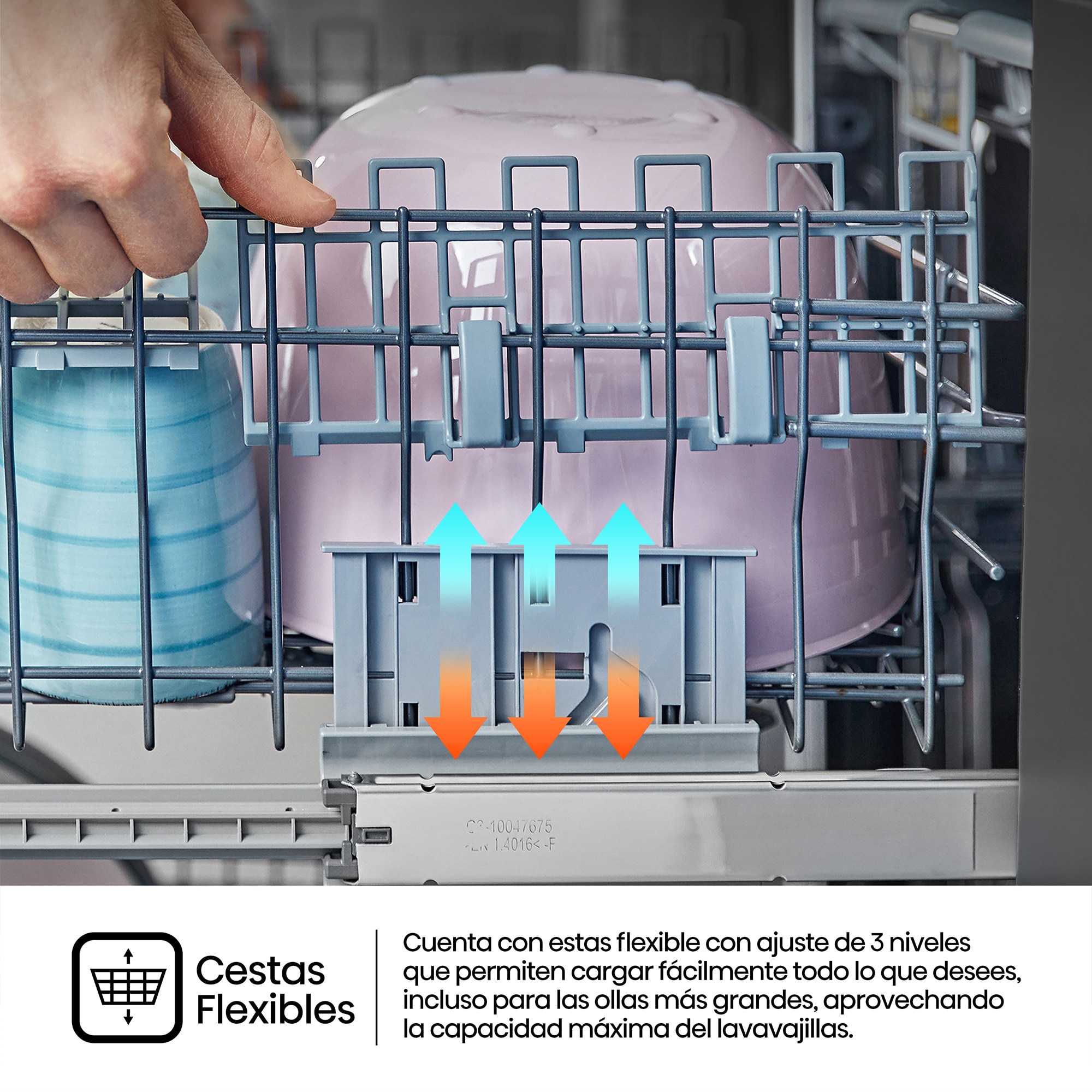 Lavavajillas Hisense 11 servicios, 45 cm - HS543D10X Inox-11