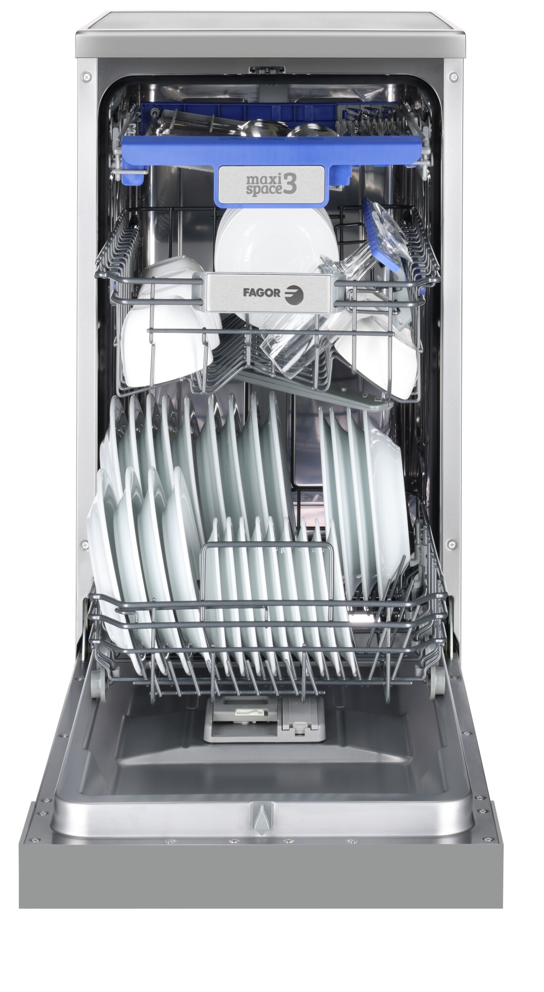 Máquina de Lavar Loiça Fagor 4LVF-438ADX de 10 Conjuntos, 3ªBandeja e de 45 cm - Inox Inox-3
