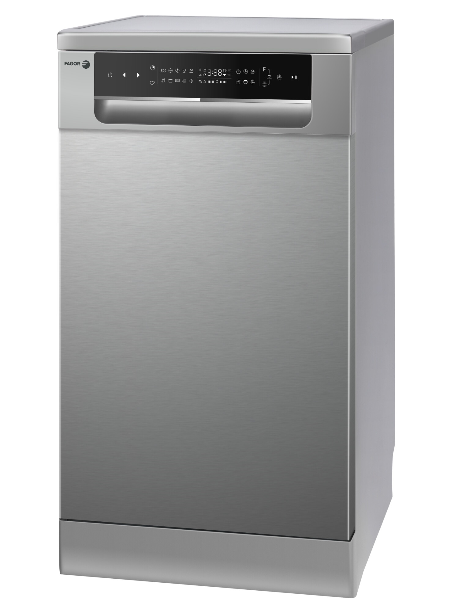 Máquina de Lavar Loiça Fagor 4LVF-438ADX de 10 Conjuntos, 3ªBandeja e de 45 cm - Inox Inox-5