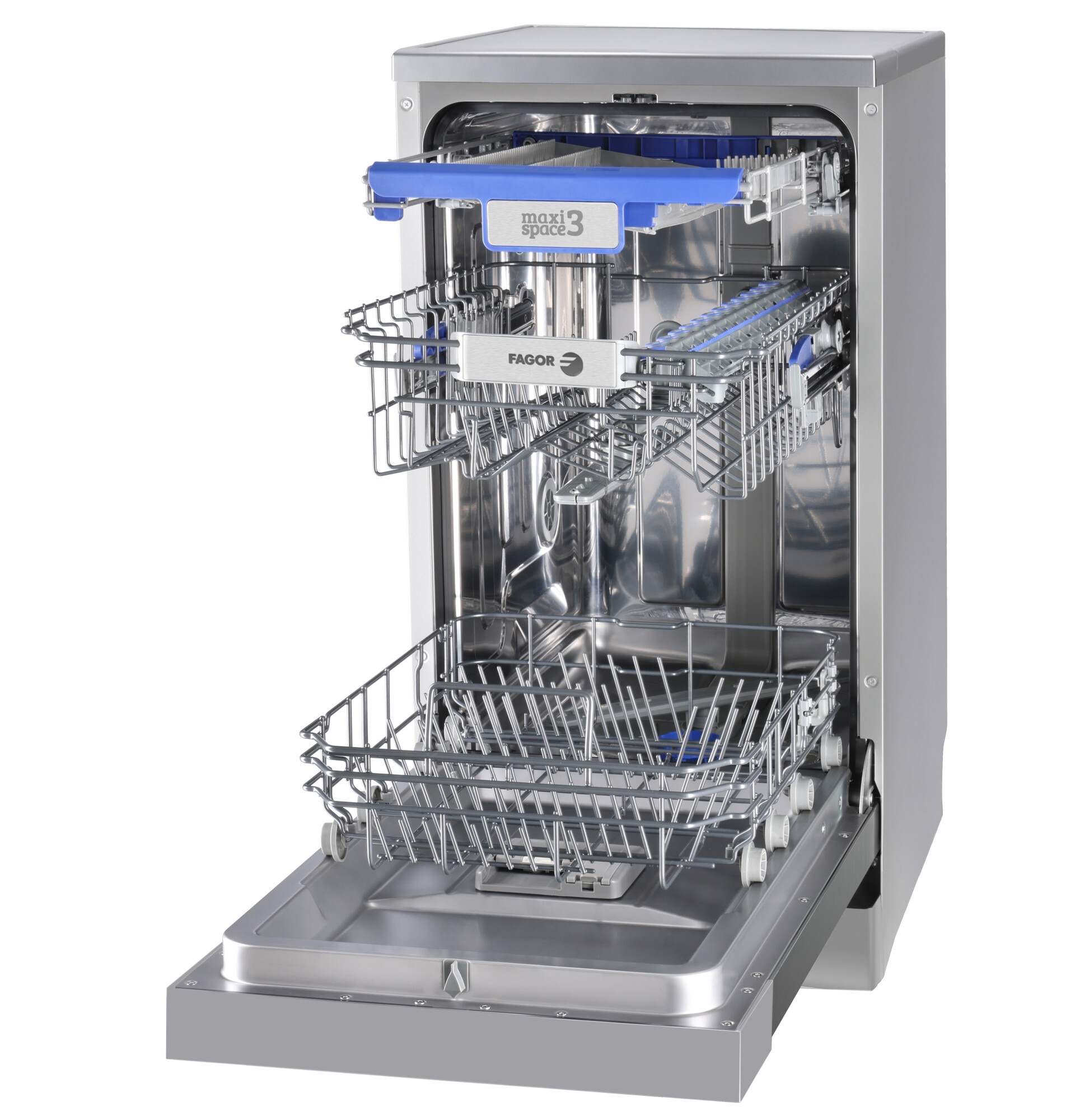 Máquina de Lavar Loiça Fagor 4LVF-438ADX de 10 Conjuntos, 3ªBandeja e de 45 cm - Inox Inox-8
