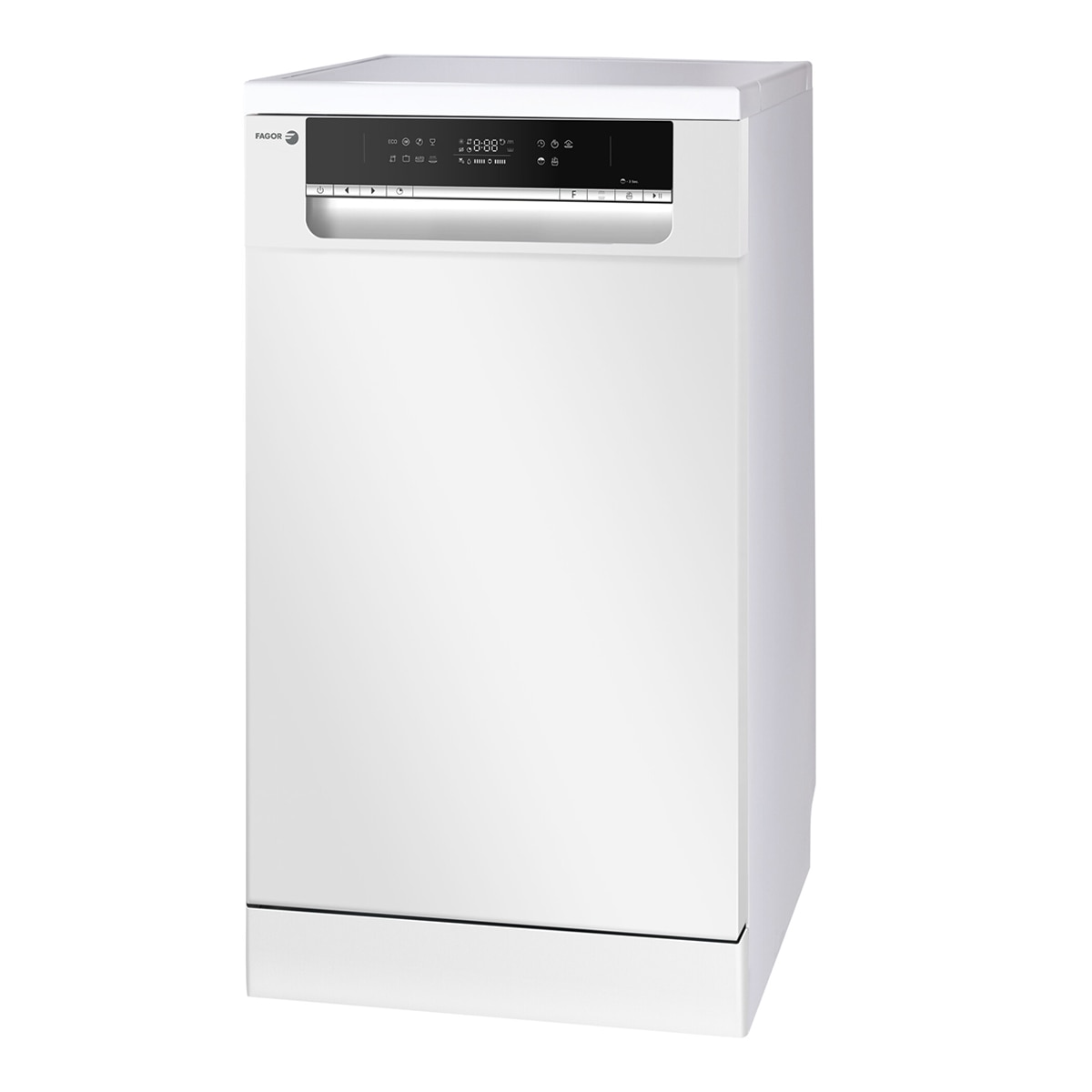Lavavajillas Fagor 10 servicios, Bandeja para cubiertos, 45 cm - 4LVF-435AD Blanco-4