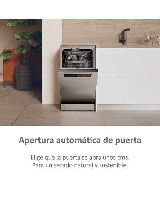 Lavavajillas Haier 11 Servicios, Wi-Fi, Tercera bandeja, 45 cm - XF1C3TB1FX - Inox Inox-8