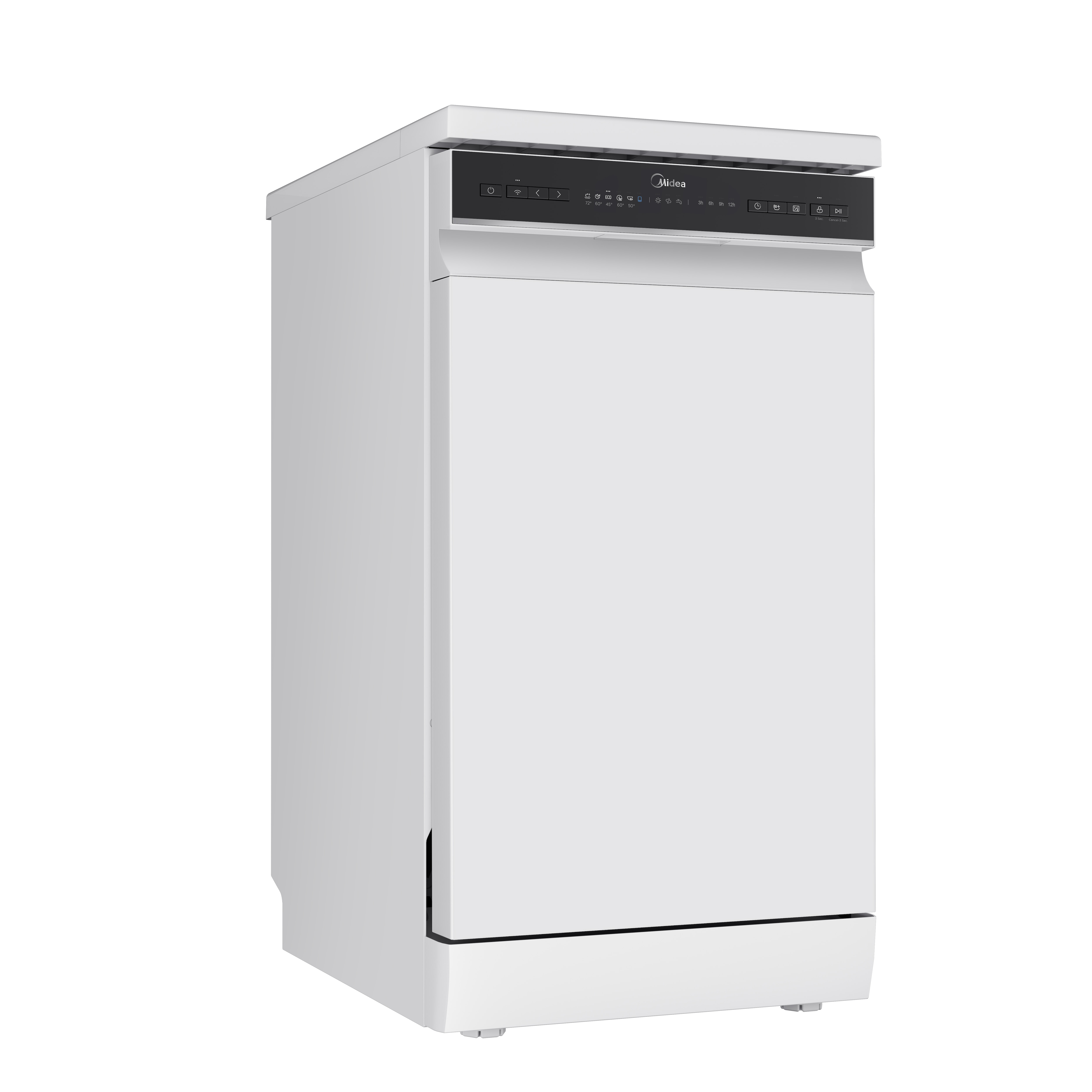 Lavavajillas Midea 10 servicios, 45 cm, con aquastop - MDWEF1034CW-WG-EU Blanco-2