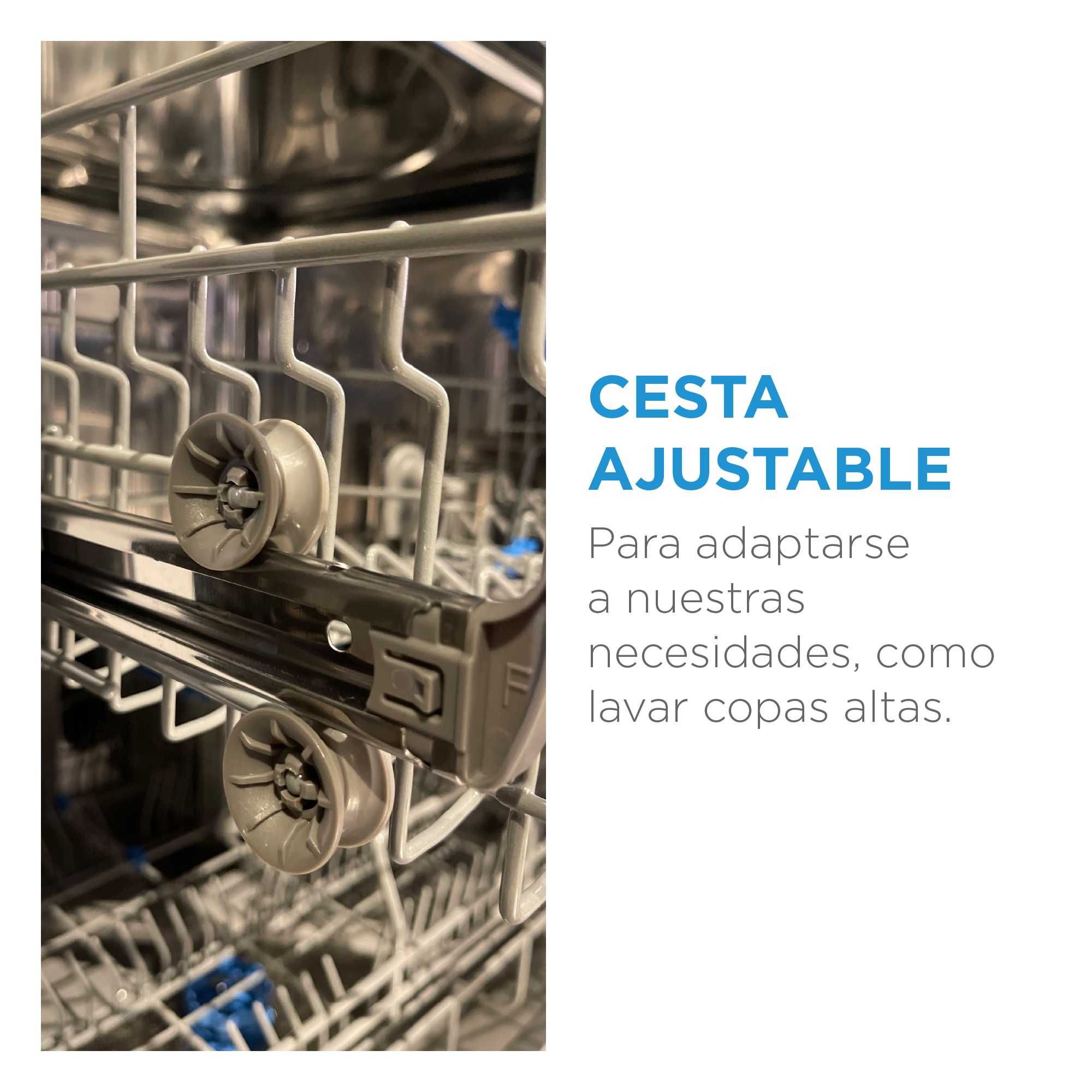 Lavavajillas Midea 10 servicios, 45 cm, con aquastop - MDWEF1034CW-WG-EU Blanco-7