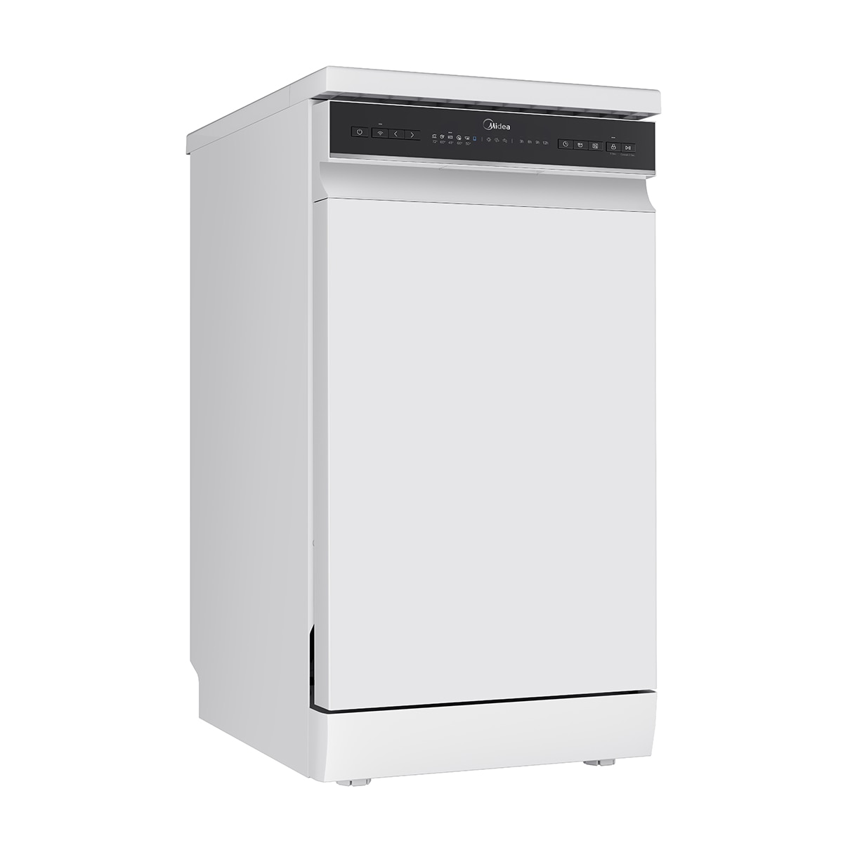 Imagen 10 de Lavavajillas Midea 10 servicios, 45 cm, CloudWash - MDWEF1034CW-WG-EU - Blanco Blanco
