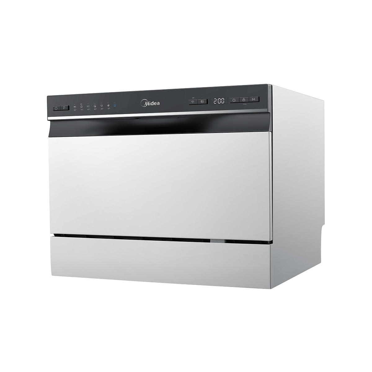 Lavavajillas Midea 6 Servicios, 60 cm -MTD55S400W - GR - Blanco Blanco-8