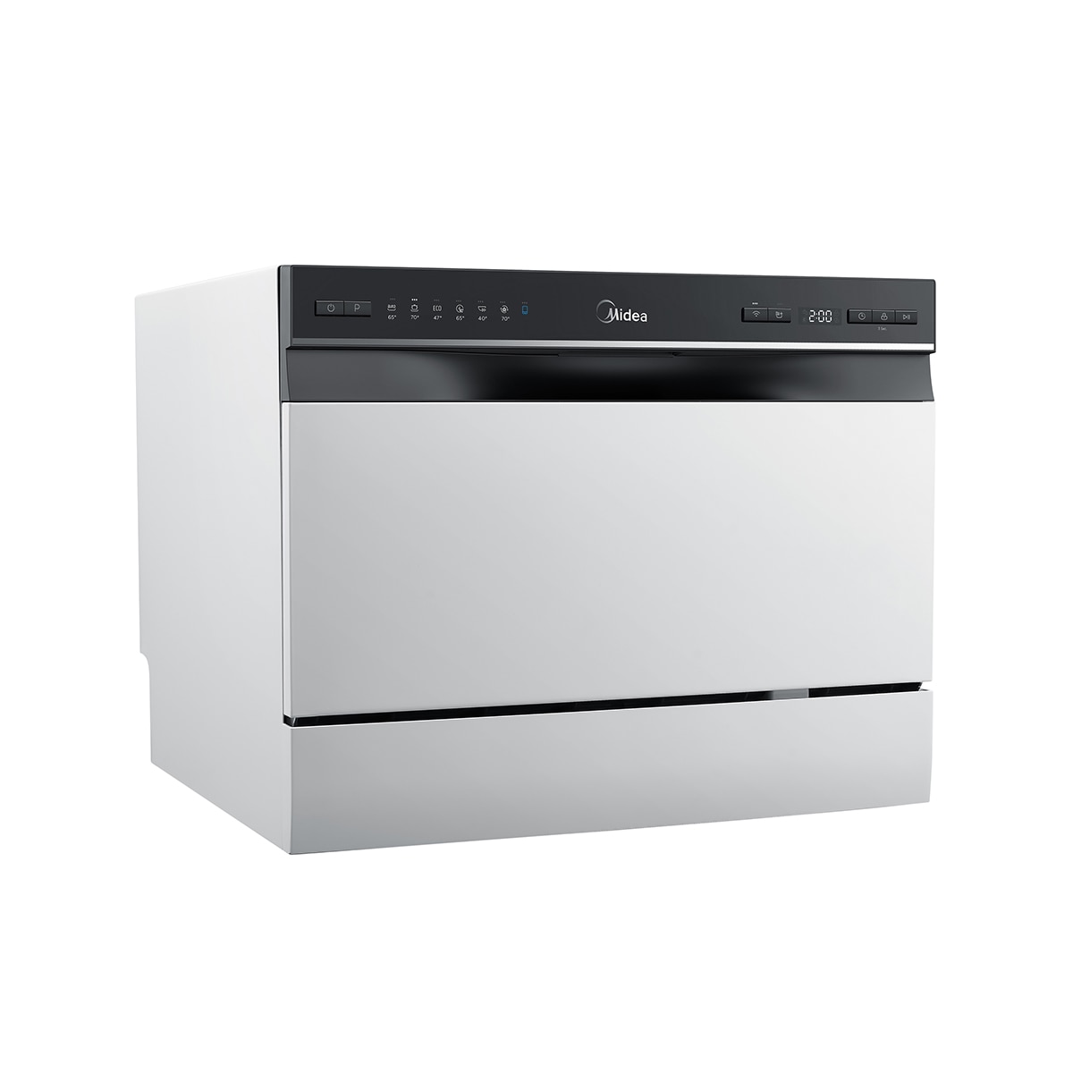 Lavavajillas Midea 6 Servicios, 60 cm -MTD55S400W - GR - Blanco Blanco-10