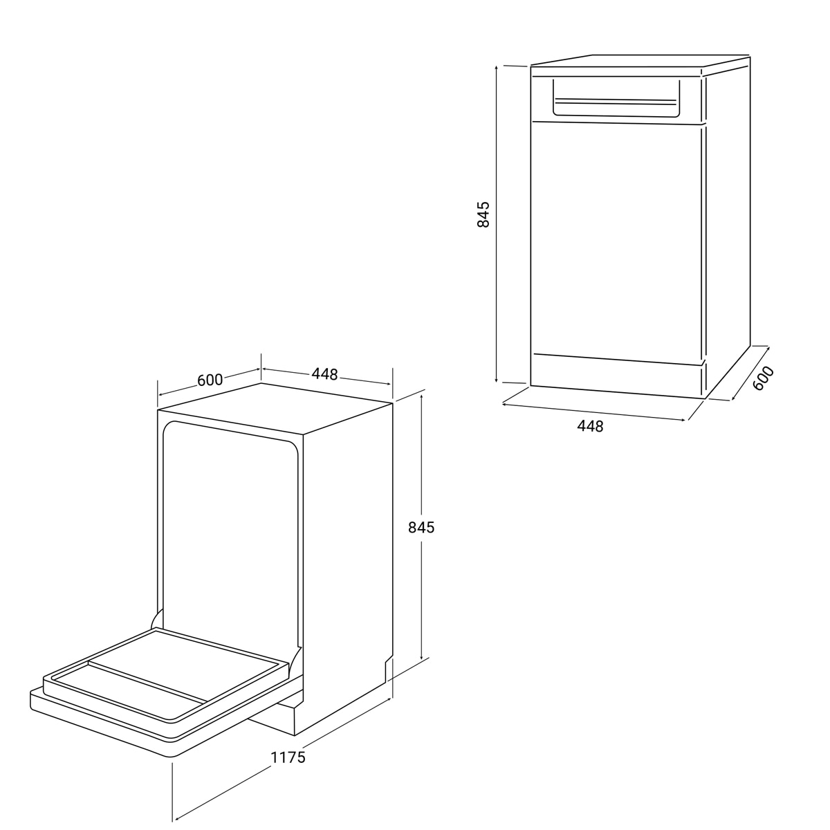 Lavavjillas Fagor 10 Servicios, 45 cm, Tercera Bandeja - 4LVF-439ADX Inox-2