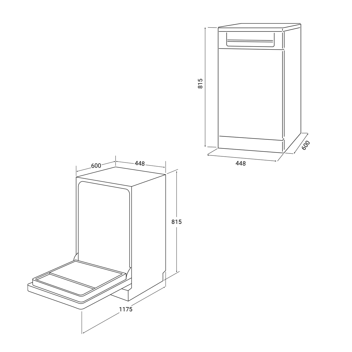 Lavavajillas Fagor 10 Servicios, 45 cm, Autodoor - 4LVF-423AD Blanco-2
