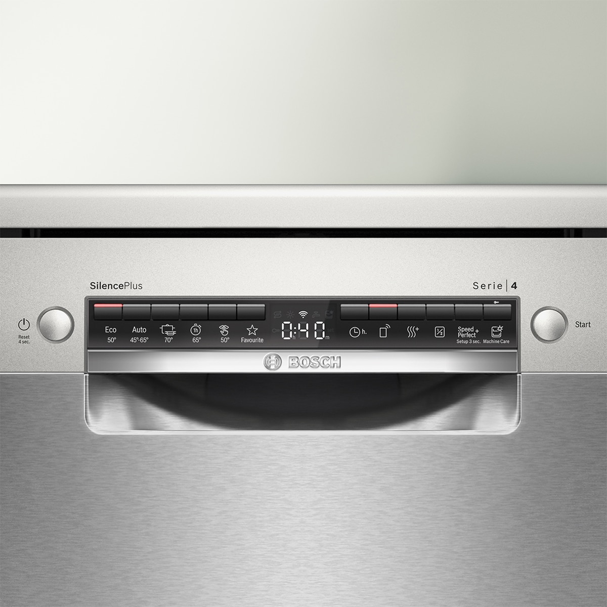 Lavavajillas Bosch 14 servicios, Serie 4, Extra Secado - SMS4HMI08E Acero antihuellas-2