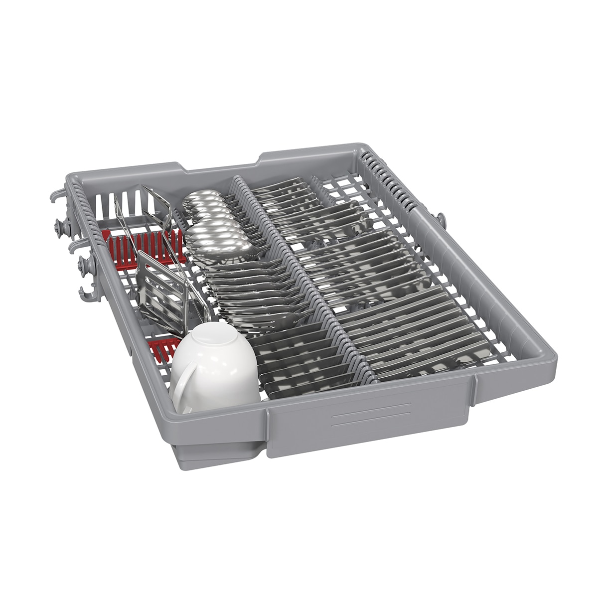 Lavavajillas Bosch 10 servicios, Serie 4, 45 cm, Secado eficiente - SPS4EMW17E Blanco-4