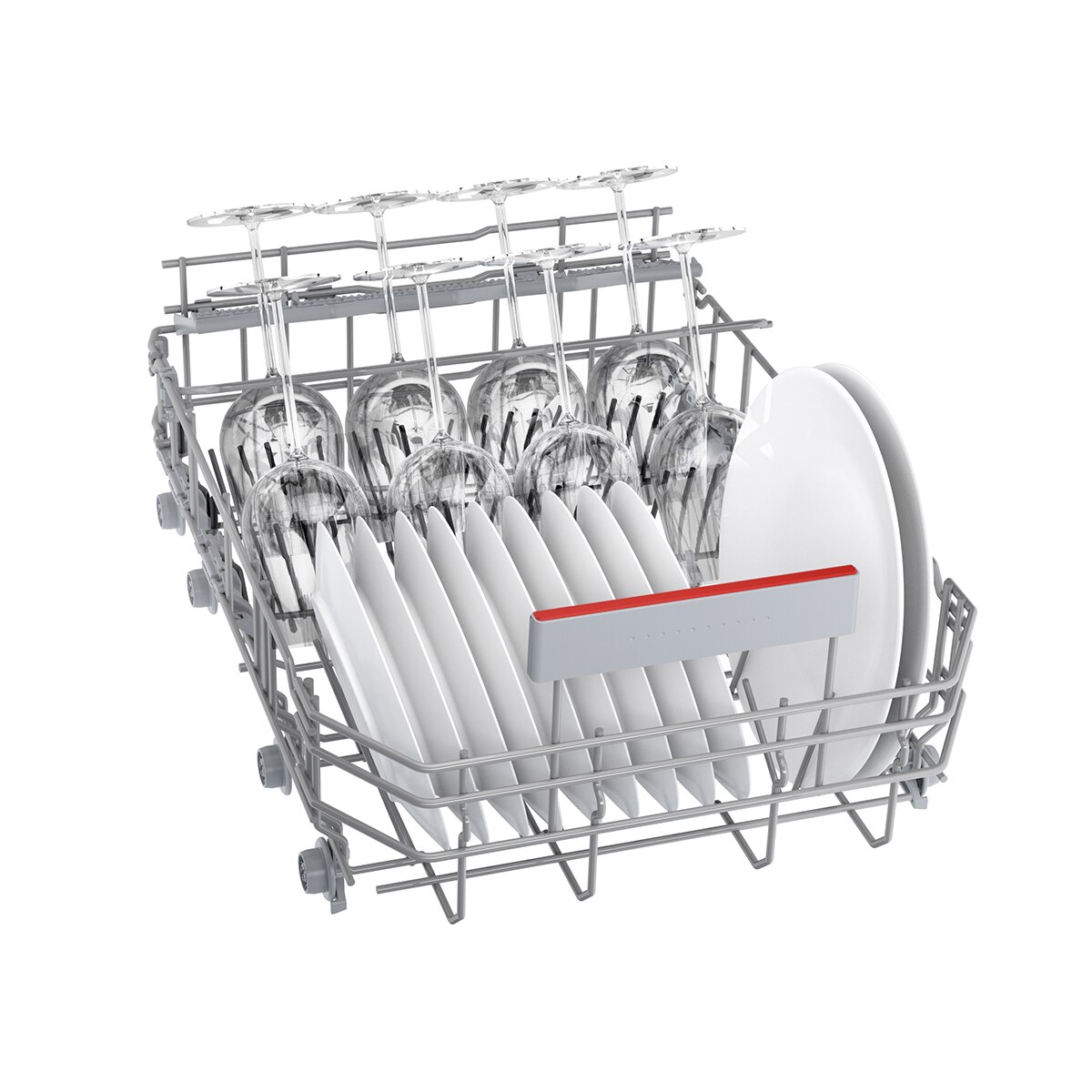 Lavavajillas Bosch 10 servicios, Serie 4, 45 cm, Secado eficiente - SPS4EMW17E Blanco-6