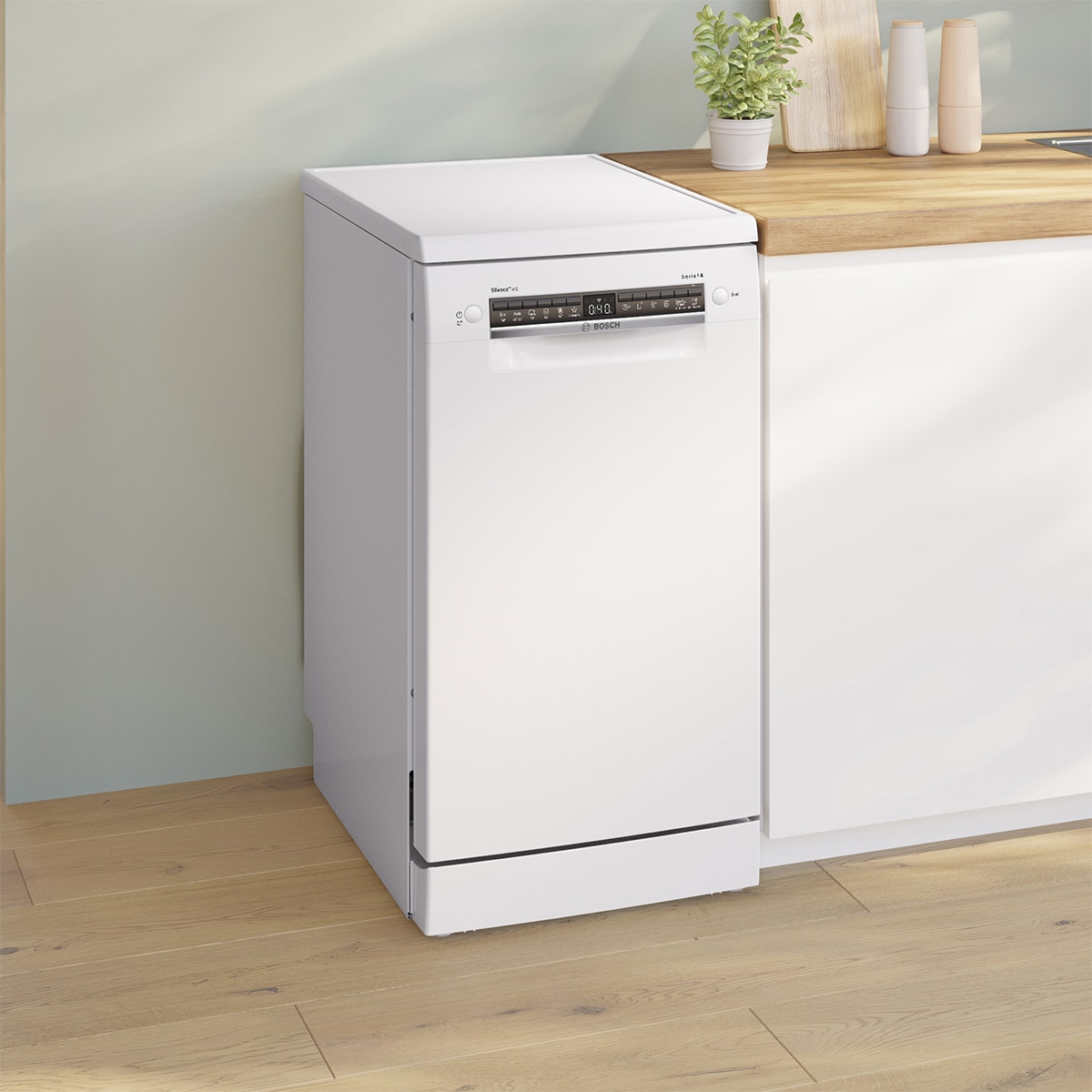 Máquina de Lavar Loiça Bosch Série 4 SPS4HMW13E de 10 Conjuntos e 45 cm com Motor EcoSilence Branco-3