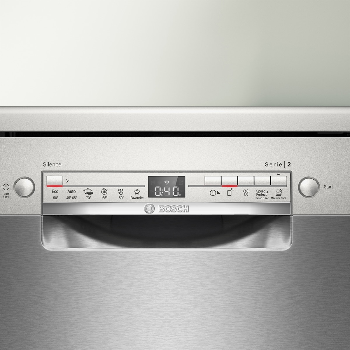 Lavavajillas Bosch 10 servicios, Serie 2, 45 cm, Extra Secado - SPS2HKI55E Acero antihuellas-3