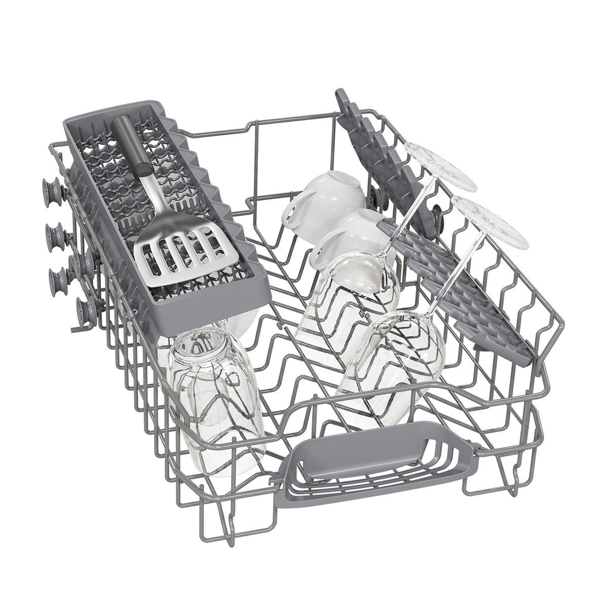Lavavajillas Bosch 10 servicios, Serie 2, 45 cm, Extra Secado - SPS2HKI55E Acero antihuellas-6