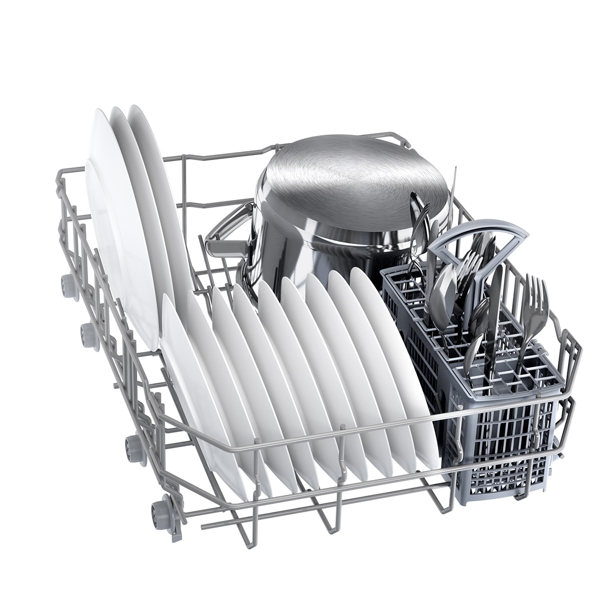 Lavavajillas Bosch 10 servicios, Serie 2, 45 cm, Extra Secado - SPS2HKI55E Acero antihuellas-7