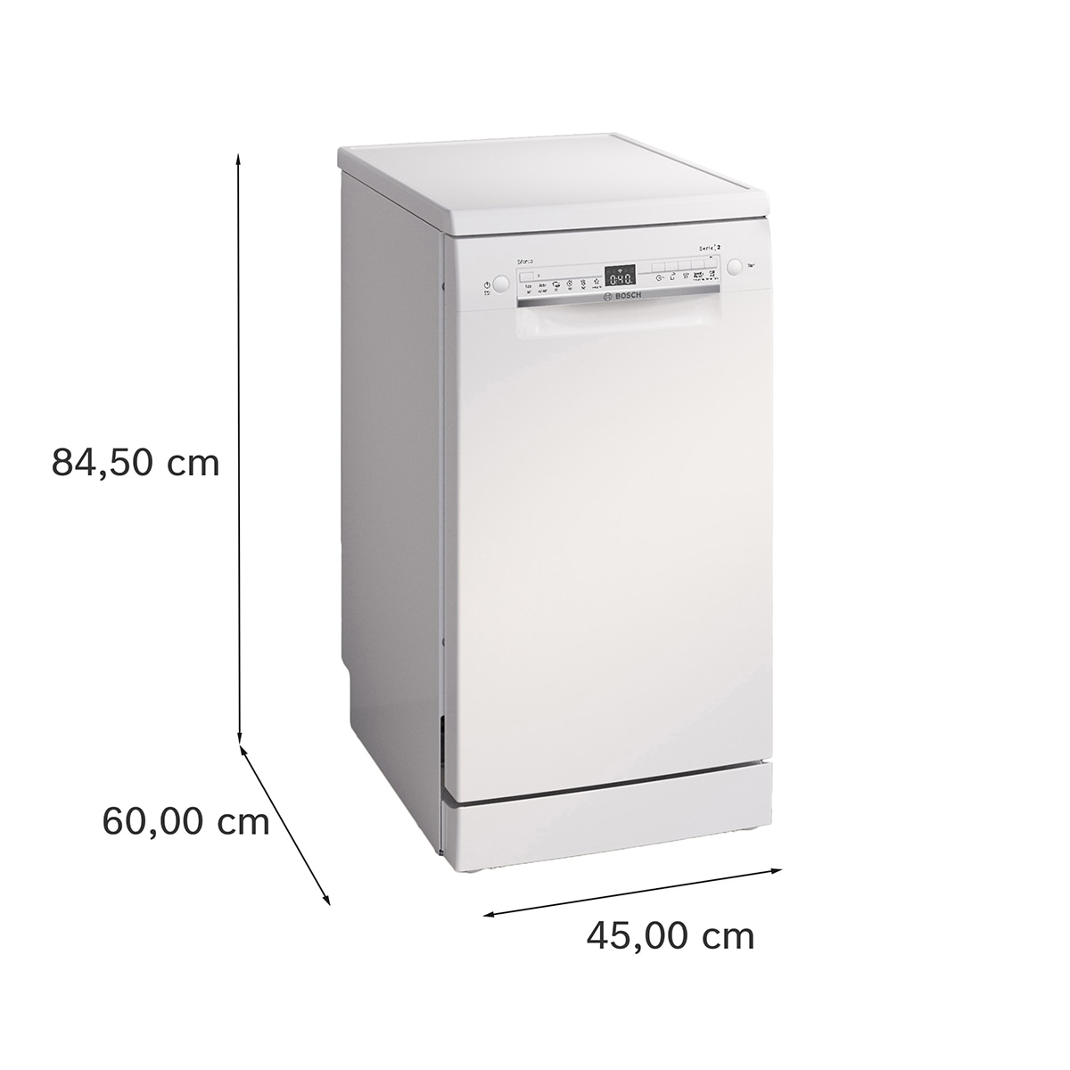 Máquina de Lavar Loiça Bosch Série 2 SPS2HKW55E de 10 Conjuntos e 45 Cm com Extra Secagem Branco-2