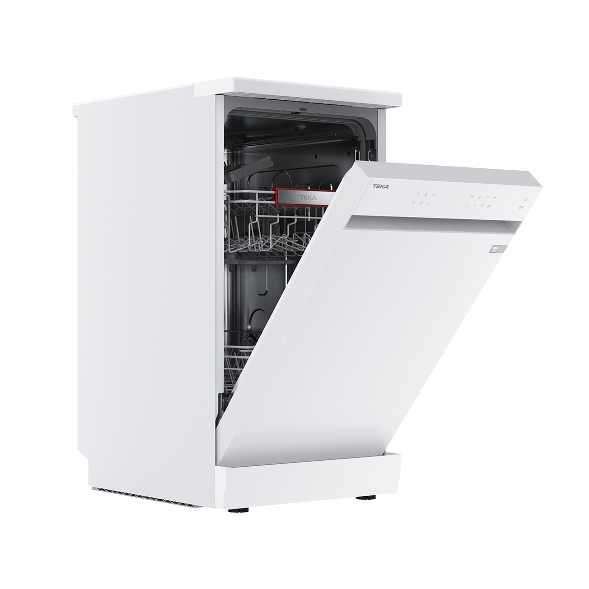 Lavavajillas Teka 10 cubiertos 8 programas - DFS 240EW - Blanco Blanco-4